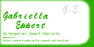 gabriella eppert business card